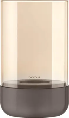 Produktbild von blomus GmbH CALMA Windlicht burned metal M 12cm