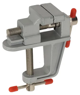 Produktbild von Mini-Schraubstock, 31,5 mm Backenöffnung, Tischklemme aus Aluminiumlegierung für Heimwerker-Schmuckreparaturen