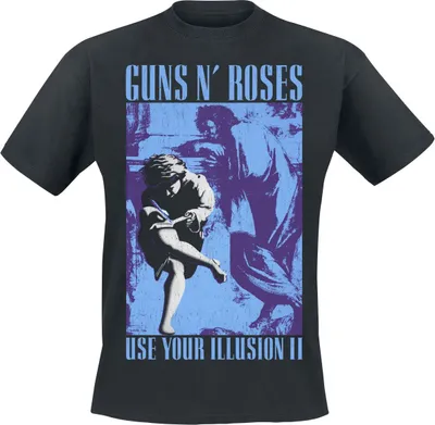 Produktbild von Guns N' Roses T-Shirt Herren 1991 Illusion schwarz L