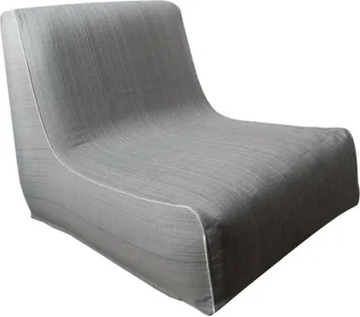 Image de Fauteuil gonflable d'extérieur Fauteuil de jardin imperméable rayé 70X90X70 cm