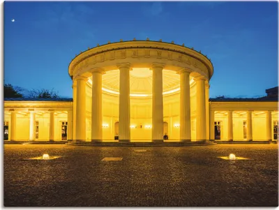 Produktbild von ARTland Leinwandbild Elisenbrunnen Aachen Größe: 120x90 cm