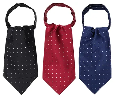 Imagen del producto de Omgoods - Corbata Ascot para hombre, elegante y sencilla corbata con diseño