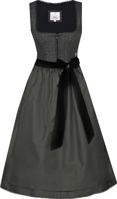 Produktbild von Dirndl Elsendorf 70cm Länge waldgrün/schwarz 38