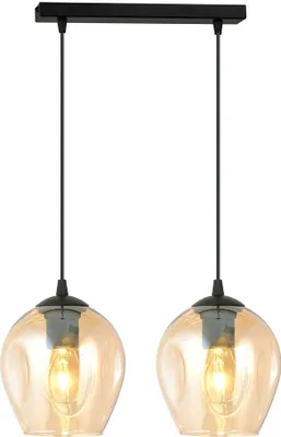 Produktbild von Hängeleuchte Istar Amber E27 L:40cm B:37cm H:100cm dimmbar