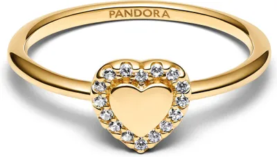 Obrázek produktu pro Dámský prsten Pandora Engravable Heart Sunburst Ring 163801C01, velikost prstenu:56