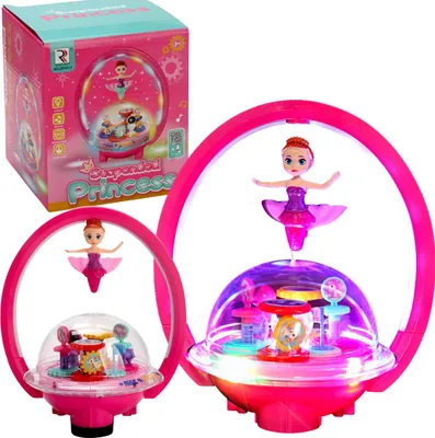 Image de Jouet Princesse Sirène Boîte à musique avec effets sonores et lumineux