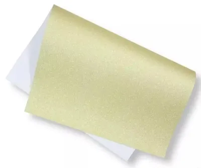 Imagen del producto de Tela de brocado, color limón, 200 gramos, 40x60 cm, 5 hojas - Venta al por mayor
