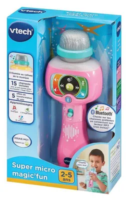 Obrázek produktu pro VTech 80-551055, Mikrofon na hraní, 2 rok/roky, AAA, 203 g, Vícebarevný