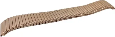 Produktbild von Minott | Uhrenarmband Zugband Edelstahl rosegoldfarben, Stegbreite:18mm