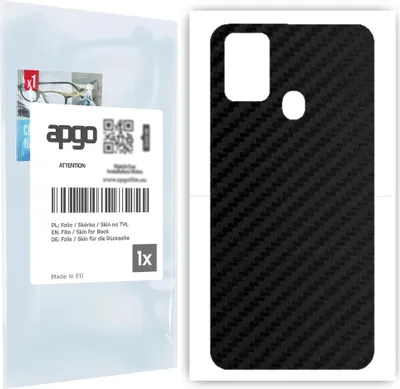 Produktbild von apgo Rückseite Schutzfolie für Samsung Galaxy M31 -  Hinten Schutzfolie Carbon, Rückseite Folie schützt vor Kratzern und Fingerabdrücken