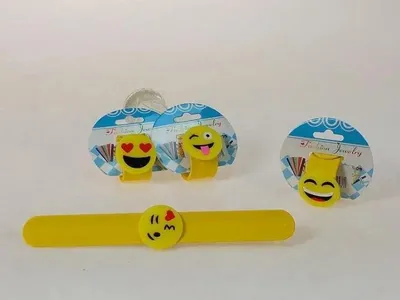Produktbild von Selbstverschluss-Armband „Smiley MIX“ – ADAR