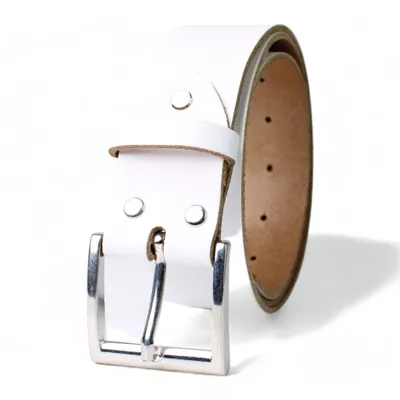 Produktbild von FRONHOFER Herrengürtel 4 cm, 100% Leder, mit Schraube und Nieten, kürzbar