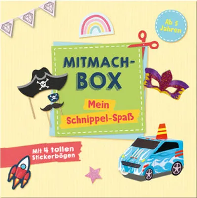 Image de Mitmachbox - Mein Schnippel-Spaß mit 4 tollen Stickerbögen