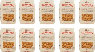 Produktbild von 10x Rummo Fusilli N°48 Pasta Lenta Lavorazione Teigwaren aus Hartweizengrieß Bronze-Zeichnung 500g