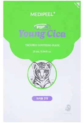 Produktbild von MEDI-PEEL Young Cica PDRN Trouble Soothing Mask 25ml beruhigende Tuchmaske