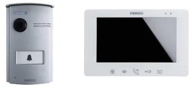 Produktbild von Video-Türsprechanlage mit 7-Zoll-Farbdisplay – Freisprechfunktion – Wasserdicht nach IP54