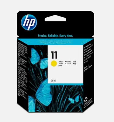 Produktbild von HP 11 Gelb Original Druckerpatrone, Standardertrag, Gelb, Tinte auf Farbstoffbasis, 28 ml, 1 Stück(e), 2550 Seiten
