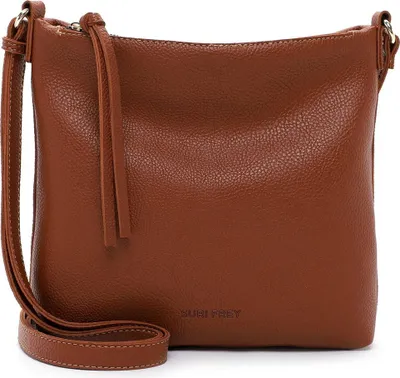 Image de SURI FREY sac à épaule bandoulière sac à épaule Orry Crossover Bag Darkcognac brun
