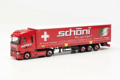 Produktbild von Herpa LKW Renault T/Aerop. Ga-KSZ Schöni International 316446