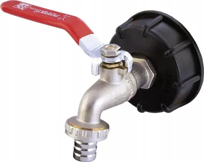 Produktbild von PERFEXIM | Zapfwellenventil 3/4" - für IBC Tank 1000L - aus Messing - wetterfest und robust