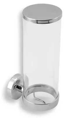 Productafbeelding van Novaservis Metalia 11 - Dispenser voor make-up wattenschijfjes, glas/chroom 0172,0