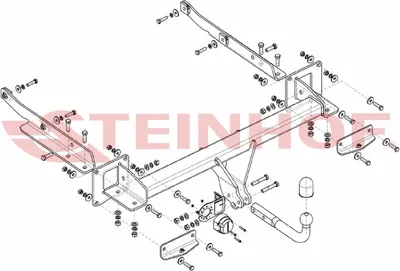 Produktbild von Z547155 Anhängerkupplung passend für MERCEDES GLE 07/2015-2019 starr