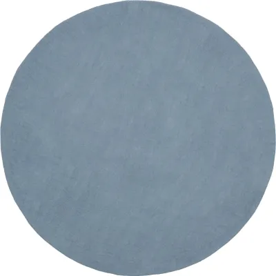 Produktbild von Mono Filzteppich Rund ø 250 cm Hellblau