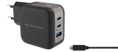 Immagine prodotto di Conceptronic ALTHEA17B 3-Port 67W GaN USB PD Charger