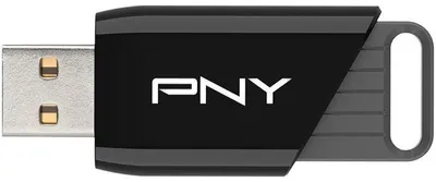 Obrázok produktu pre PNY Attaché X, 256 GB, USB Typ-A, 3.2 Gen 1 (3.1 Gen 1), 130 MB/s, Klzné, Čierna