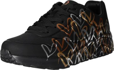 Produktbild von Skechers Kinder Low Sneaker JGOLDCROWN Schwarz Synthetik Größe: 39