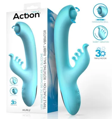 Produktbild von Murly Soft Massageball 360º mit Doppelvibration - 3 Motoren