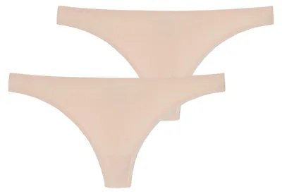 Produktbild von Schiesser Damen String 2-Pack Invisible Lace - sand - Größe 38