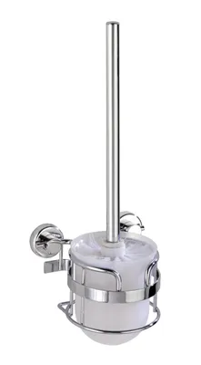 Produktbild von WENKO Wand WC Garnitur Sion Toiletten Bürsten Halter Bad ohne bohren