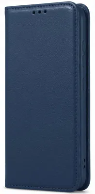 Produktbild von SMART MAGNET Buchhülle für iPhone 13 Pro Max - Elegante Blau Kunstleder Hülle KP40602