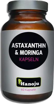 Produktbild von Hanoju Astaxanthin & Moringa (60 Kapseln)
