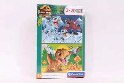 Immagine prodotto di Puzzle CLE 2x20 SuperKolor JurassicWorld 24810