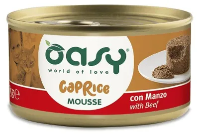 Produktbild von OASY Caprice Mousse Beef - nassfutter für Katzen - 85g