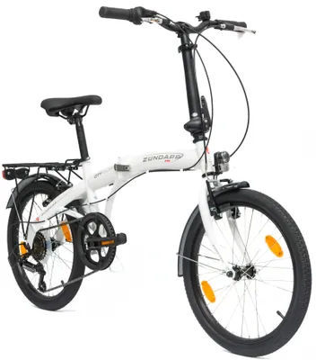 Produktbild von Faltfahrrad 20 Zoll Zündapp Damen Herren SHIMANO Gepäckträger Beleuchtung