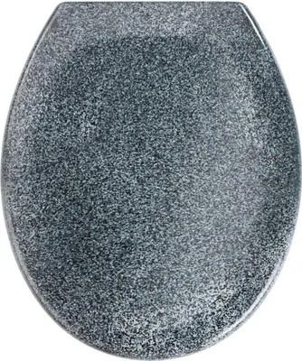 Image de WENKO Premium SIÈGE WC OTTANA Couvercle WC à lunettes Automatique Granit