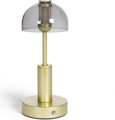 Produktbild von Tragbare LED Tischlampe 2W mit wiederaufladbarem USB Akku Ludza Gold