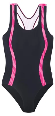 Produktbild von Aquawave - "Asma" Badeanzug für Damen IG5212 (XL) (Schwarz/Himbeersorbetrot)
