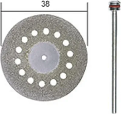 Immagine prodotto di Proxxon Trennscheibe diamantiert 38 mm mit Kühllächern + 1 Träger
