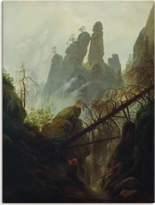Produktbild von ARTland Leinwandbild Felsenschlucht. 1822/23 Größe: 30x40 cm