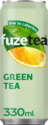 Image de Fuze Tea - Boisson rafraîchissante Fuze Tea Green Blik 330 ml | Carton de 24 canettes de 330 ml | 24 pièces