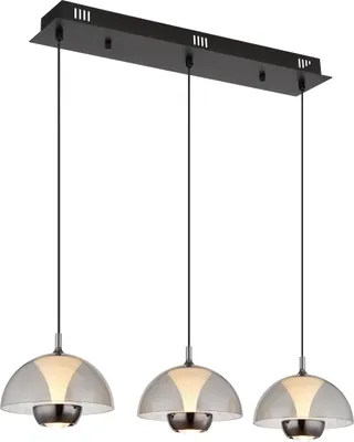 Produktbild von Globo Lighting Hängeleuchte Metall schwarz matt, LED