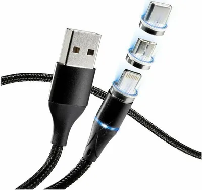 Obrázok produktu pre Mcdodo USB kábel ( iOS, Micro-USB, Type-C ) pripojovací nabíjací kábel zástrčka Magnetic 2.4A Fast Charge dátový kábel Rýchle nabíjanie kábel pre smartfóny