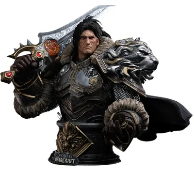 Immagine prodotto di World of Warcraft – Varian Wrynn, busto in scala 1/3 - Infinity Studio x Blizzard