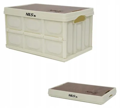 Produktbild von Nils Camp NCB4007 Faltbare Campingbox mit Tischfunktion 15L