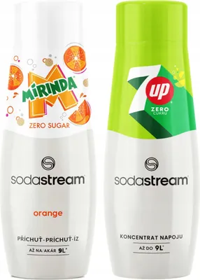 Produktbild von SODASTREAM Mirinda Zero + 7Up Zero Sodasirup Set 2-tlg.
