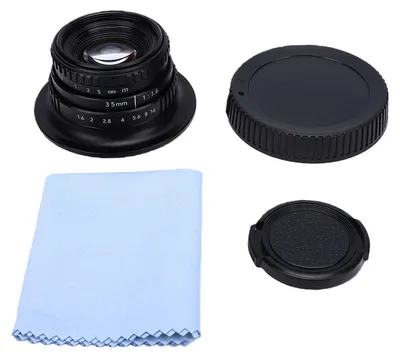Produktbild von Manuell fokussierbares Festbrennweitenobjektiv, passend für Nikon Z30/Z50/ZFC/Z50II APS-C-Kameras, 35 mm, F1,6, mit Objektivdeckel